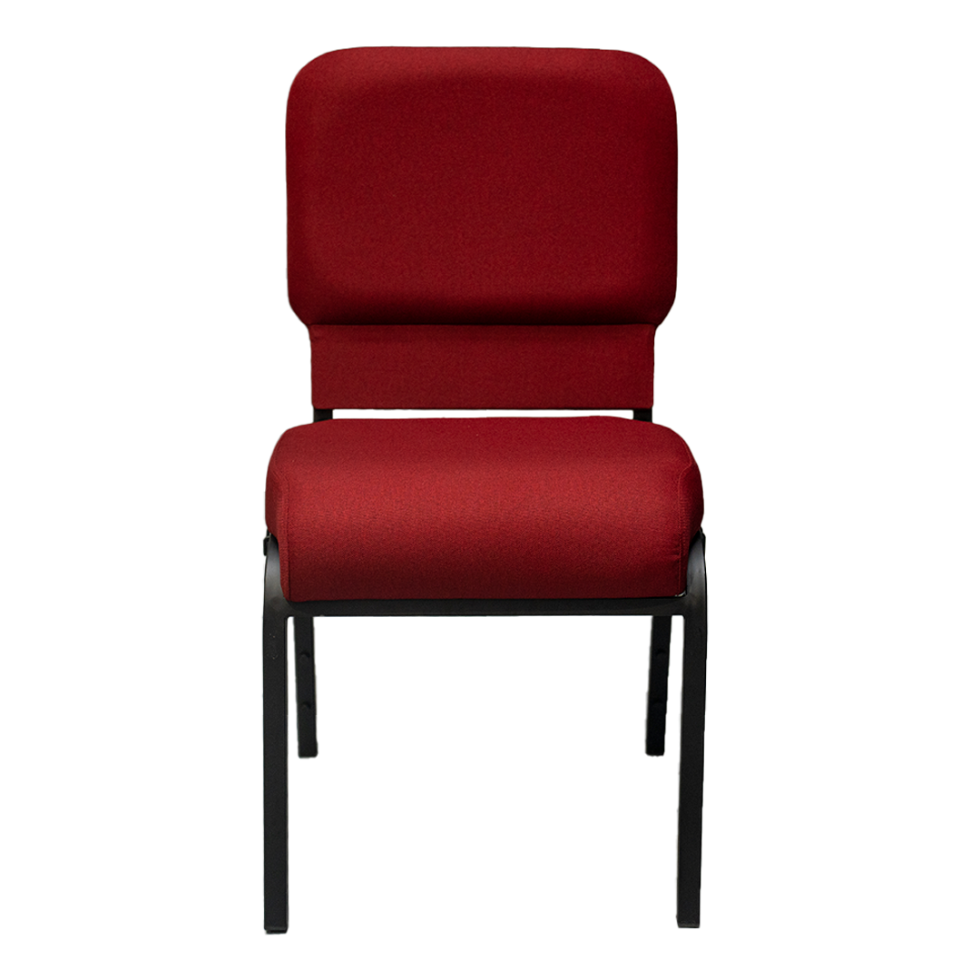 Open Back Church Chair (Red)